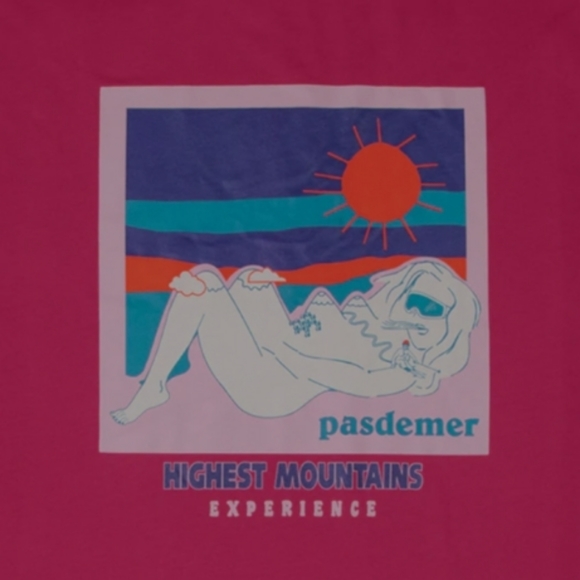 Pas de mer mountain t shirt - Picture 1 of 2